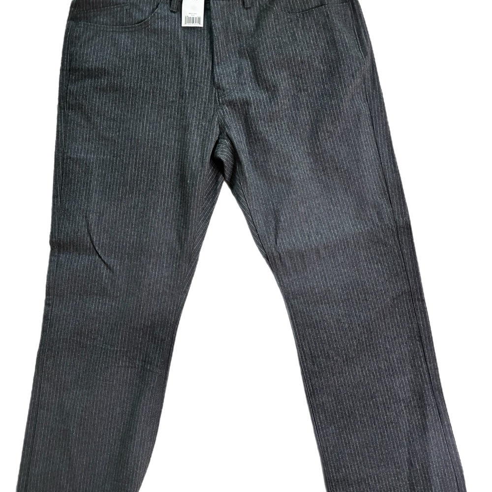 Banana Republic Charcoal Pinstripe Trousers